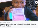 Francis Patton Primary Student during Think Pink Week